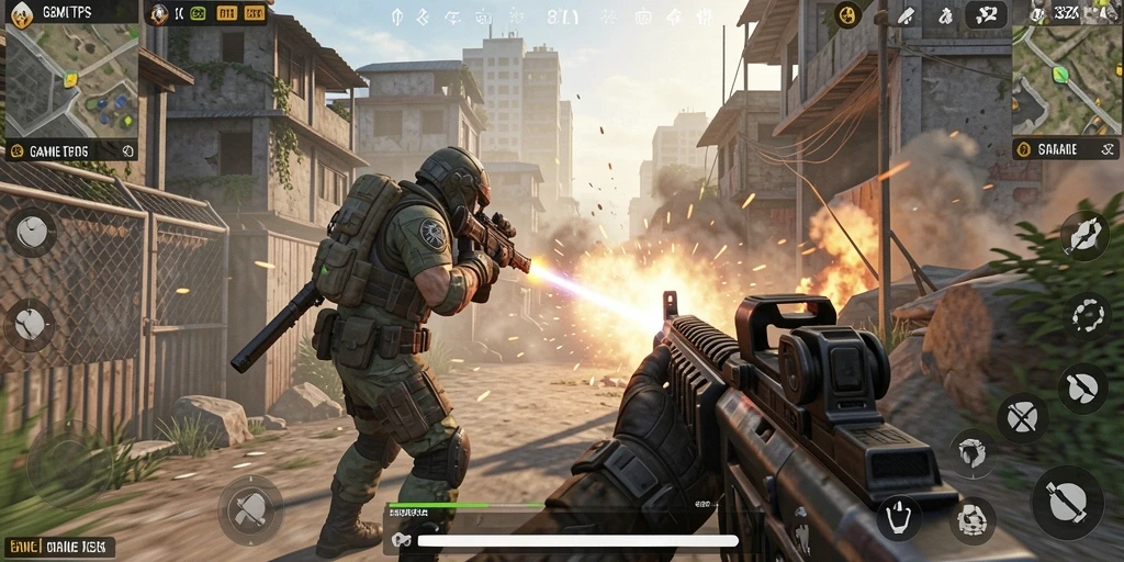 Tampilan menarik gameplay 33ZK dengan aksi tembak-menembak intens.