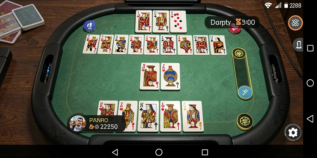 Screenshot gameplay API288 menampilkan serunya permainan domino.