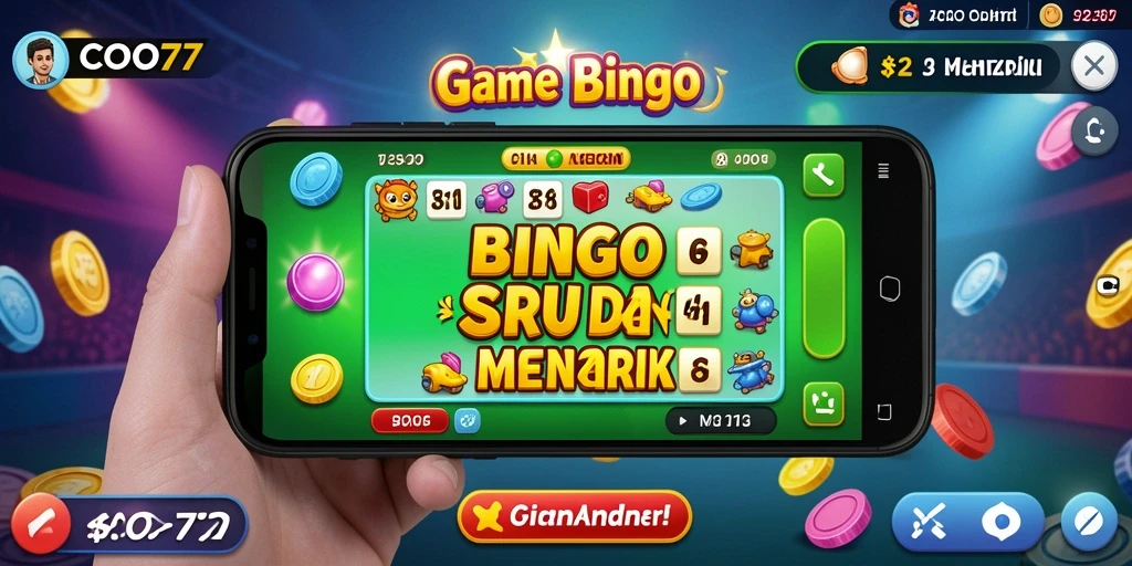 Tampilan gameplay seru di COO77 saat bermain Bingo.
