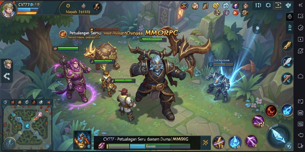 Tampilan gameplay CV777 yang menarik dalam dunia MMORPG.