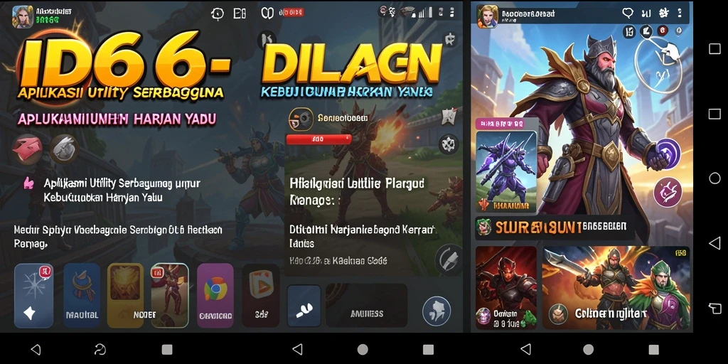 Tampilan screenshot aplikasi ID66 menampilkan alat Utility yang lengkap dan fungsional.