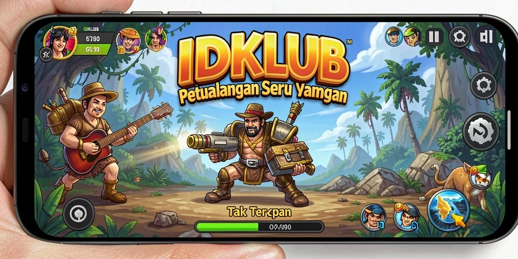 Gameplay menegangkan dan menantang di dunia petualangan IDKLUB.