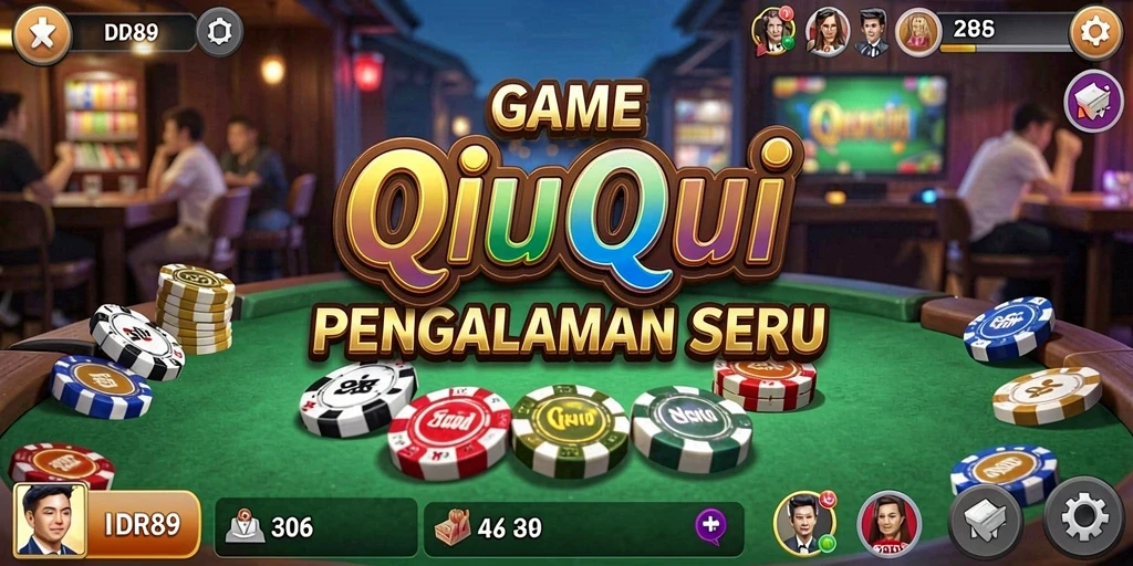 Tampilan gameplay QiuQiu yang menarik dan seru di IDR89.