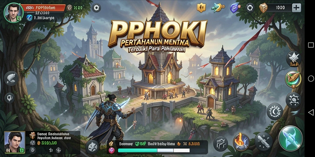 Tampilan gameplay Tower Defense yang mendebarkan dan strategis.