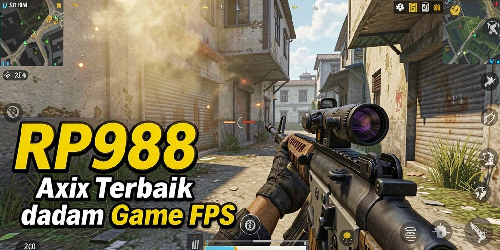 Tangkapan layar dari gameplay RP888 yang penuh aksi dengan grafis menakjubkan.