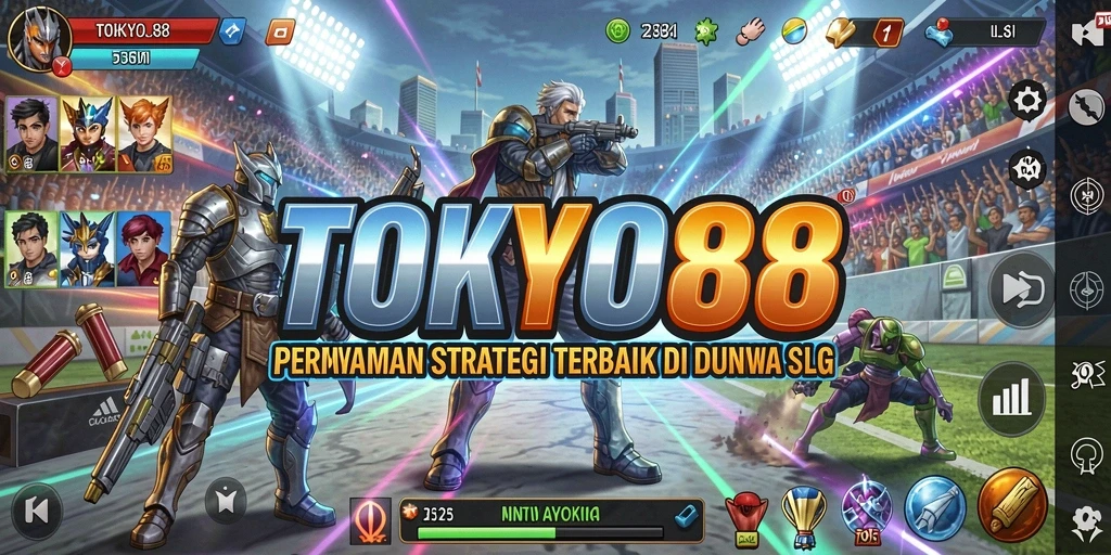 Screenshot gameplay TOKYO88 yang menampilkan strategi bertempur yang intens.