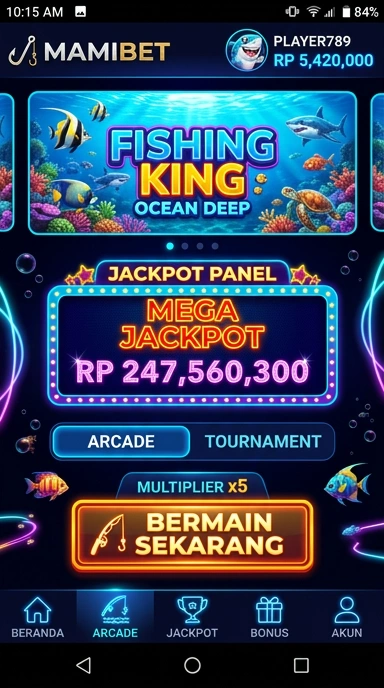 Menu kategori aplikasi yang jelas di Mamibet.